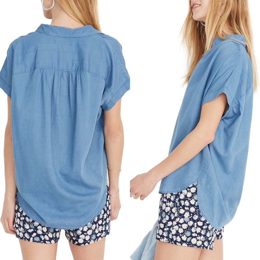 Madewell Central Button Front Shirt - Picture 3 of 4
